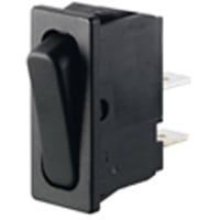 Marquardt Switches Switch, Rocker, SPNO, IP40, 30 Ma, 12VDC, Non-Illuminated, Red, QC, 4.8