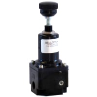 Marsh Bellofram Precision Controls Pressure Regulator, Submini, Non-Relieving, T92 Series, 0-5 PSIG, 1/16" Port