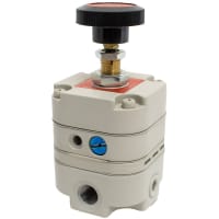 Marsh Bellofram Precision Controls Pressure Regulator, Relieving, High Precision, T10 Series, 2-120 PSIG, 1/8" Port