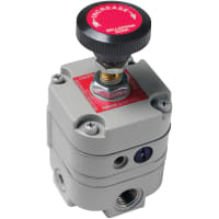 Marsh Bellofram Precision Controls Pressure Regulator, Relieving, High Precision, 1/8 NPT, 2-120 psi, 10 SCFM