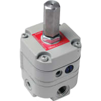 Marsh Bellofram Precision Controls Pressure Regulator, 1/4 NPT Ports, 0.5-25 psi, Relieving