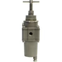 Marsh Bellofram Precision Controls Stainless Steel Filter Regulator, Manual Drain, 1/4 NPT, 3-30 psi