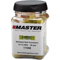 Master Appliance Multiseal Butt Splice Connector Jar, 10-12 AWG Yellow, 60 Pcs"