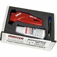 Master Appliance Microtorch, 2.65 in. L x 1.05 in. W x 4.60 in. H, 2.9 Oz.