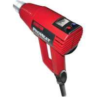 Master Appliance Heat Gun; 120 V; 1410W (Max); 11; 6 to 15 CFM; 947 to 3584 FPM, LCD; Variair