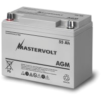 Mastervolt Mv 12/55 Ah Agm Battery