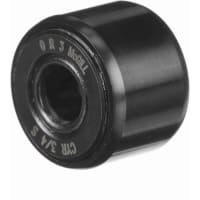 McGill Cam Follower, Cylindrical Steel, 3/4 in, 19 mm, Lubri-Disc Seal, CYR Series