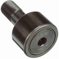 McGill Cam Follower, Cylindrical Steel, 2 in, 51 mm, Lubri-Disc Seal, Hex, CF Series