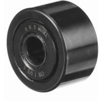 McGill Cam Follower, Cylindrical Steel, 1 1/8 in, 29 mm, Lubri-Disc Seal, CYR Series