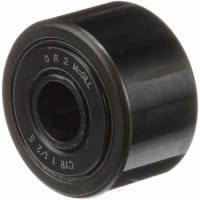 McGill Cam Follower, Cylindrical Steel, 1 1/2 in, 38 mm, Lubri-Disc Seal, CYR Series