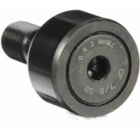 McGill Cam Follower, Cylindrical Steel, 7/8 in, 22 mm, Lubri-Disc Seal, Hex, CF Series