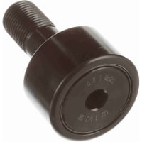 McGill Cam Follower, Crown Steel, 1 1/2 in, 38 mm, Lubri-Disc Seal, Hex, CF Series