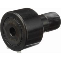 McGill Cam Follower, Cylindrical Steel, 2 1/2 in, 64mm, Lubri-Disc Seal, Hex, CF Series