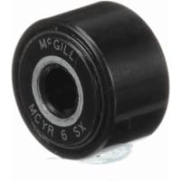 McGill Cylindrical Metric Cam Follower, Yoke Mount Roller, 19mm RD, Sealed