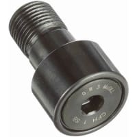 McGill Cam Follower, Cylindrical Steel, 1 in, 25 mm, Lubri-Disc Seal, Hex, CF Series