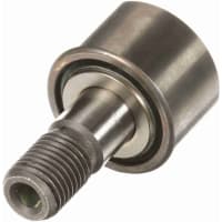 McGill Cam Follower, Cylindrical Steel, 1 in, 25 mm, Corrosion Resistant, CF Series