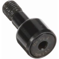 McGill Cam Follower, Cylindrical Steel, 1/2 in, 13 mm, Hex, CF Series