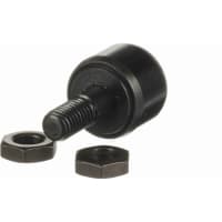 McGill Crowned Metric Cam Follower, Stud Mount Roller, Hex Hole, 13mm RD, Sealed