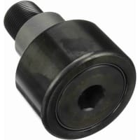 McGill Cam Follower, Cylindrical Steel, 3 in, 76 mm, Lubri-Disc Seal, Hex, CF Series