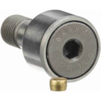 McGill Cam Follower, Cylindrical Steel, 3/4 in, 19 mm, Corrosion Resistant, CF Series