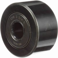 McGill Cam Follower, Cylindrical Steel, 2 3/4 in, 70 mm, Lubri-Disc Seal, CYR Series