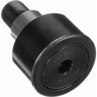 McGill Cam Follower, Cylindrical Steel, 2.5 in, 64 mm, Lubri-Disc Seal, Hex, CF Series