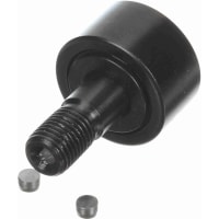 McGill Crowned Cam Follower, Stud Mount Roller, Screwdriver Slot, 1.125'' RD, Sealed