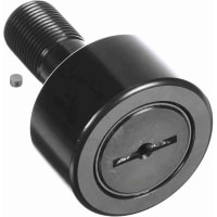 McGill Crowned Cam Follower, Stud Mount Roller, Screwdriver Slot, 2.250'' RD, Sealed