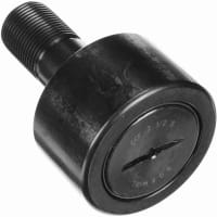 McGill Crowned Cam Follower, Stud Mount Roller, Screwdriver Slot, 2.750'' RD, Sealed