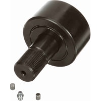 McGill Crowned Cam Follower, Stud Mount Roller, Hex Hole, 3.250'' RD, Sealed