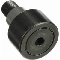 McGill Crowned Cam Follower, Stud Mount Roller, Hex Hole, 2.250'' RD, Sealed