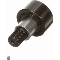 McGill Crowned Cam Follower, Stud Mount Roller, Hex Hole, 1.875'' RD, Sealed