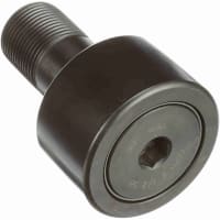 McGill Heavy Stud Crowned Cam Follower, Stud Mount Roller, 2.500'' RD, Sealed