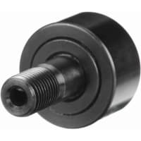 McGill Cylindrical Cam Follower, Stud Mount Roller, 1.125'' RD, Hex Hole