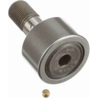 McGill Cylindrical Cam Follower, Stud Mount Roller, Hex Hole, 1.125'' RD, Sealed