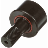 McGill Cylindrical Heavy Duty Cam Follower, Stud Mount Roller, Hex Hole, 2.5'' RD, Seale