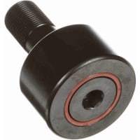 McGill Cylindrical Heavy Duty Cam Follower, Stud Mount Roller, Hex Hole, 5'' RD, Seale