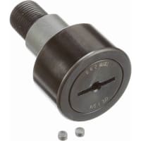 McGill Cylindrical Cam Follower, Stud Mount Roller, 1.250'' RD, Screwdriver Slot