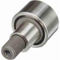 McGill Cylindrical Cam Follower, Stud Mount Roller, Hex Hole, 1.250'' RD, Sealed