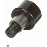 McGill Cylindrical Cam Follower, Stud Mount Roller, Screwdriver Slot, 2.5'' RD, Seale