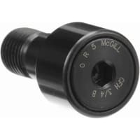 McGill Heavy Stud Cylindrical Cam Follower, Stud Mount Roller, 0.688'' RD, Hex Hole