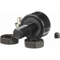 McGill Crowned Metric Cam Follower, Stud Mount Roller, 19mm RD, Screwdriver Slot