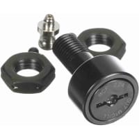 McGill Crowned Metric Cam Follower, Stud Mount Roller, 22mm RD, Screwdriver Slot