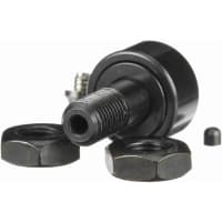 McGill Cylindrical Metric Cam Follower, Stud Mount Roller, 22mm RD, Hex Hole