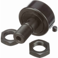 McGill Cylindrical Metric Cam Follower, Stud Mount Roller, Hex Hole, 52mm RD, Sealed