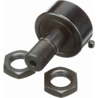 McGill Cylindrical Metric Cam Follower, Stud Mount Roller, Hex Hole, 62mm RD, Sealed