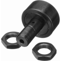 McGill Crowned Metric Cam Follower, Stud Mount Roller, Hex Hole, 62mm RD, Sealed