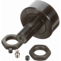 McGill Crowned Metric Cam Follower, Stud Mount Roller, 72mm RD, Screwdriver Slot