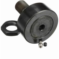 McGill Crowned Metric Cam Follower, Stud Mount Roller, 80mm RD, Hex Hole