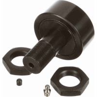 McGill Crowned Metric Cam Follower, Stud Mount Roller, Hex Hole, 80mm RD, Sealed